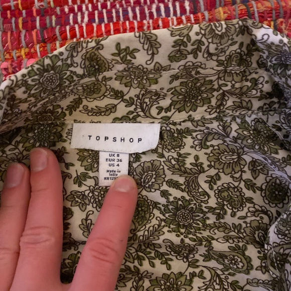 Topshop Satin Top - Picture 2 of 2